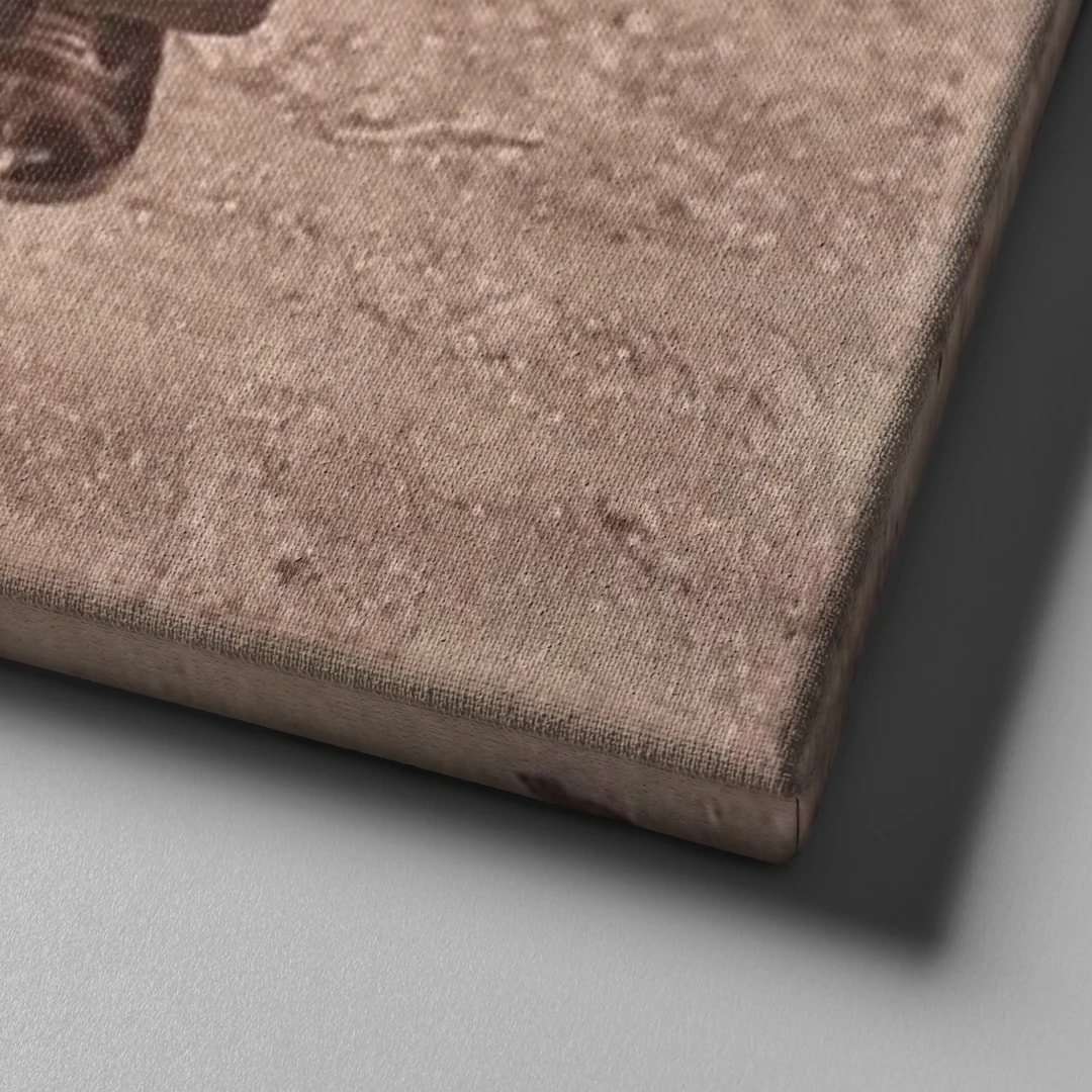 Atatürk & Latife Hanım Kanvas Tablo